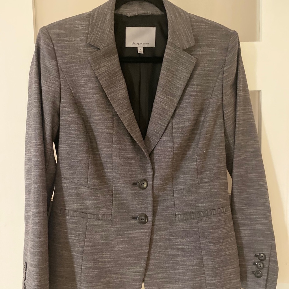 Classiques Entier Charcoal Blazer (10) and Skirt (12)